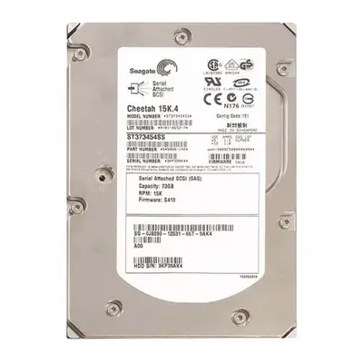 0J8090 Dell 73GB 3Gb/s SAS 10000 3.5-inch 8MB Hard Drive