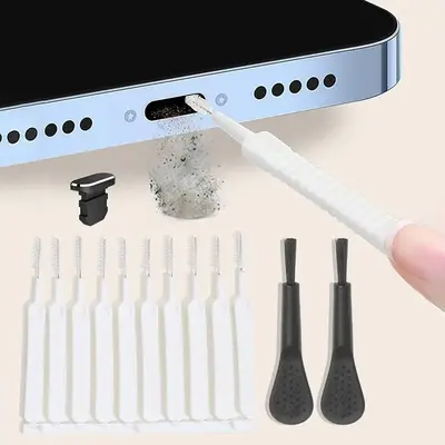 Portable Mobile Phone Cleaning Kit, 1 Set Cellphone Dustproof Dust Removal Kit, Cleaning Brush Set Compatible with Computer K...