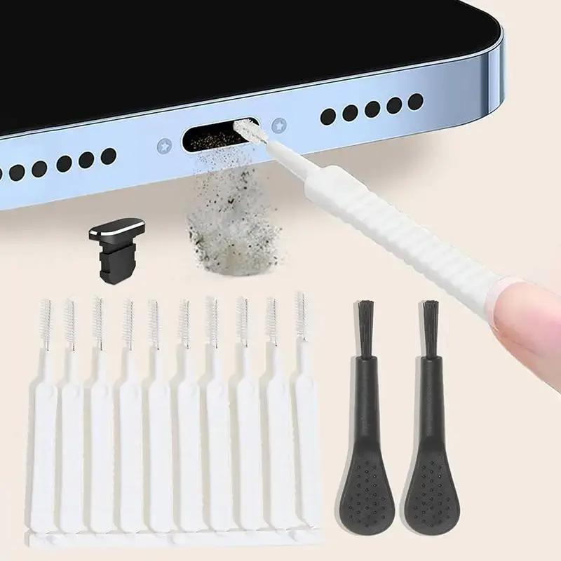 Portable Mobile Phone Cleaning Kit, 1 Set Cellphone Dustproof Dust Removal Kit, Cleaning Brush Set Compatible with Computer K...