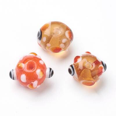 Handmade Bumpy Lampwork Beads