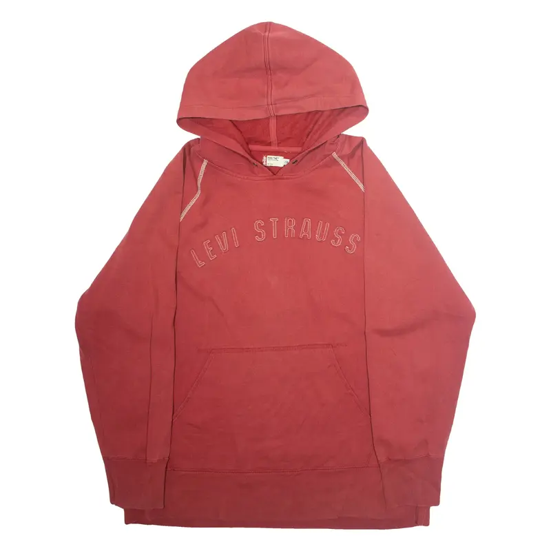 LEVI'S Mens Red Hoodie L