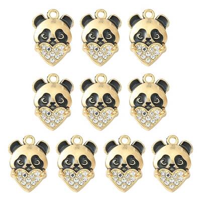 Alloy Enamel Pendants