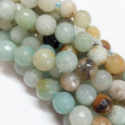 Natural Flower Amazonite Beads Strands