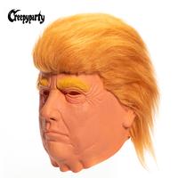 Funny Donald Trump Mask with Realistic Features Ideal for Halloween Party and Cosplay Accessories