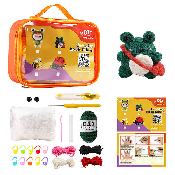 DIY Frog Knitting Kits