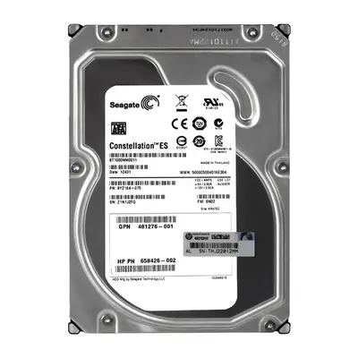 658426-002 HP 1TB 3Gb/s SATA 7200 3.5-Inch Hard Drive