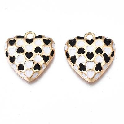 Brass Enamel Pendants