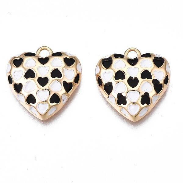 Brass Enamel Pendants