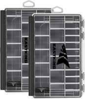 KastKing HyperSeal Waterproof Tackle Box, Waterproof 3600 and 3700 Tackle Trays, Fishing Tackle Box Organizer with Removable ...