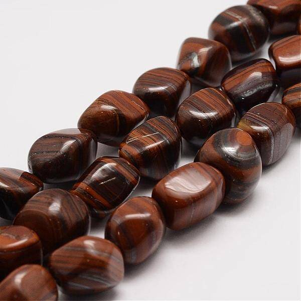 Natural Tiger Iron Bead Strands