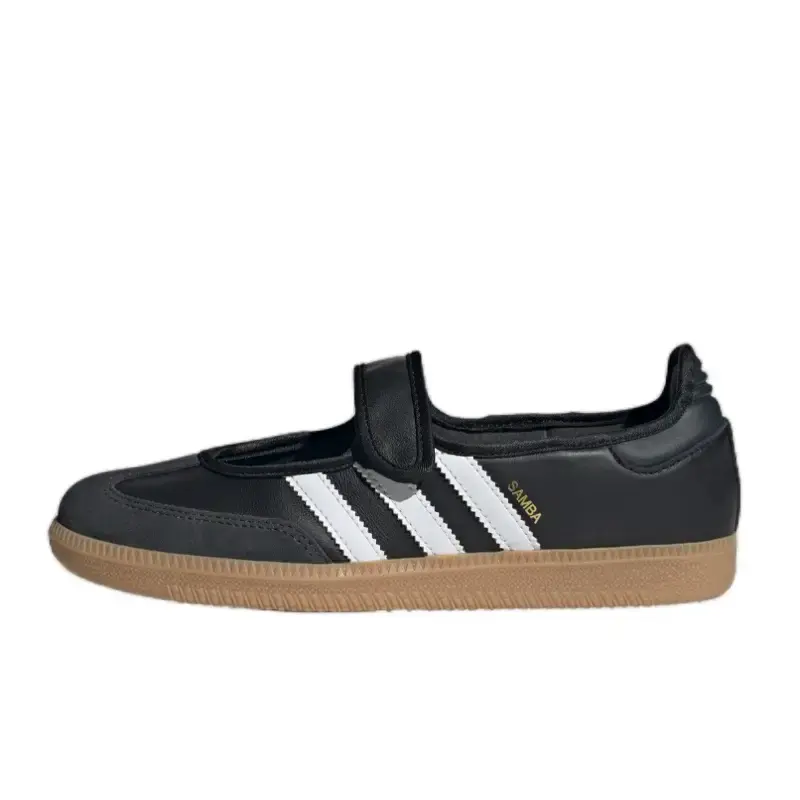 Adidas Samba Jane Black White Gum Youth / Women's Perfect Daily Trendy Casual Lifestyle Fashion Footwear Walking Sneaker Shoe...