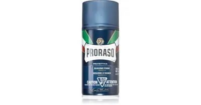 Proraso Blue Shaving Foam - Shaving foam with aloe vera and vitamin E. - 300ml