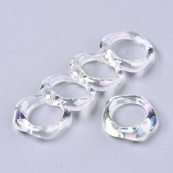 Transparent Resin Finger Rings