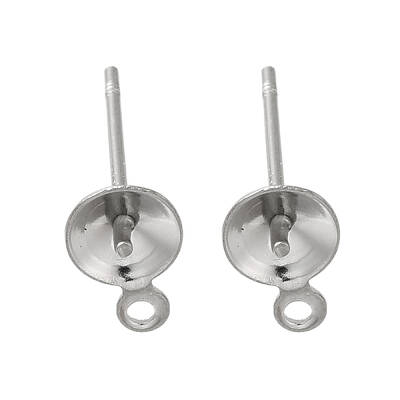 Anti-Tarnish 304 Stainless Steel Stud Earring Findings