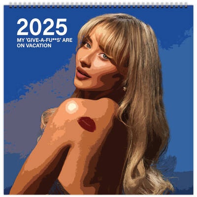 Sabrina Carpenter, 2025 Calendar, 12 Month Calendar