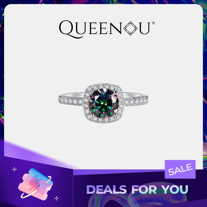 【#74】 NEBULA Synthetic Moissanite Ring  Anniversary/Birthday/Daily/Engagement/Wedding/Promise/For Women/For Girl/For H...