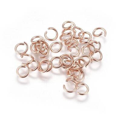 Ion Plating(IP) 304 Stainless Steel Open Jump Rings