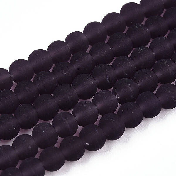 Transparent Glass Beads Strands