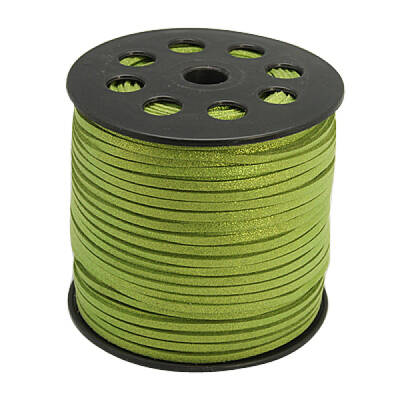 Glitter Powder Faux Suede Cord
