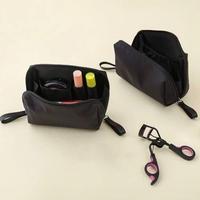 Portable Multi-functional Makeup Bag, 1 Count Casual Plain Makeup Storage Bag, Simple Design Travel Handbag with Wristlet for...