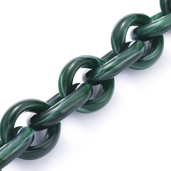 Transparent Acrylic Handmade Cable Chain