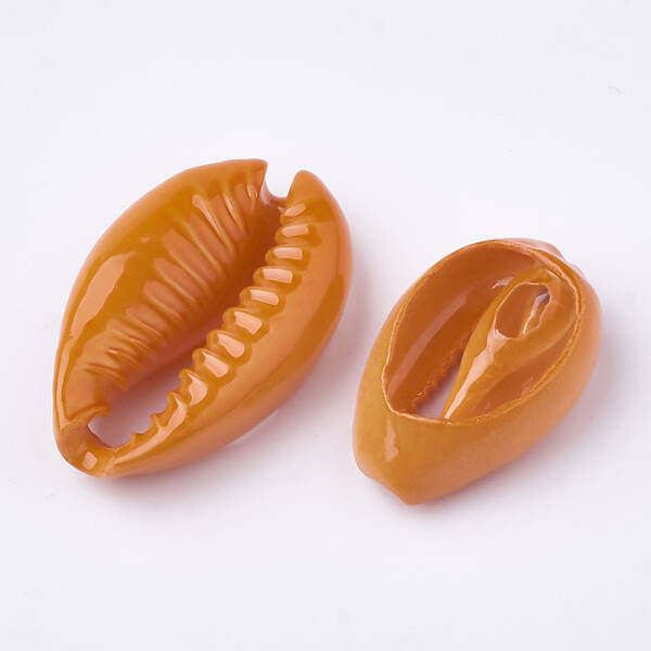 Spray Paint Cowrie Shell Beads