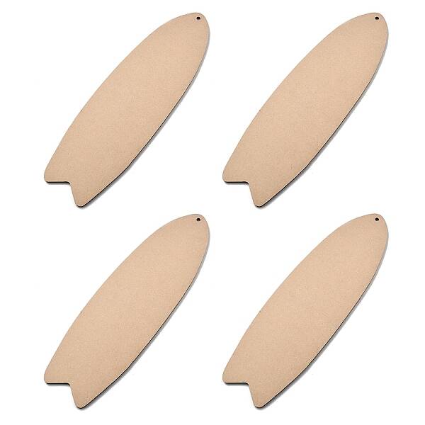 Unfinished Wooden Pendant Decorations