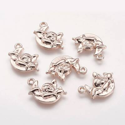 Cadmium Free & Nickel Free & Lead Free Golden Alloy Pendants
