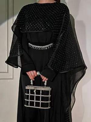 Women's Polka Dot Print Dress, Elegant Long Sleeve Round Neck Dress for Party Holiday Wedding Guest, Ladies Clothes for All S...