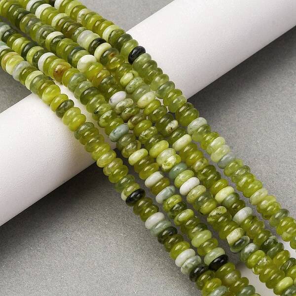 Natural Xiuyan Jade Beads Strands