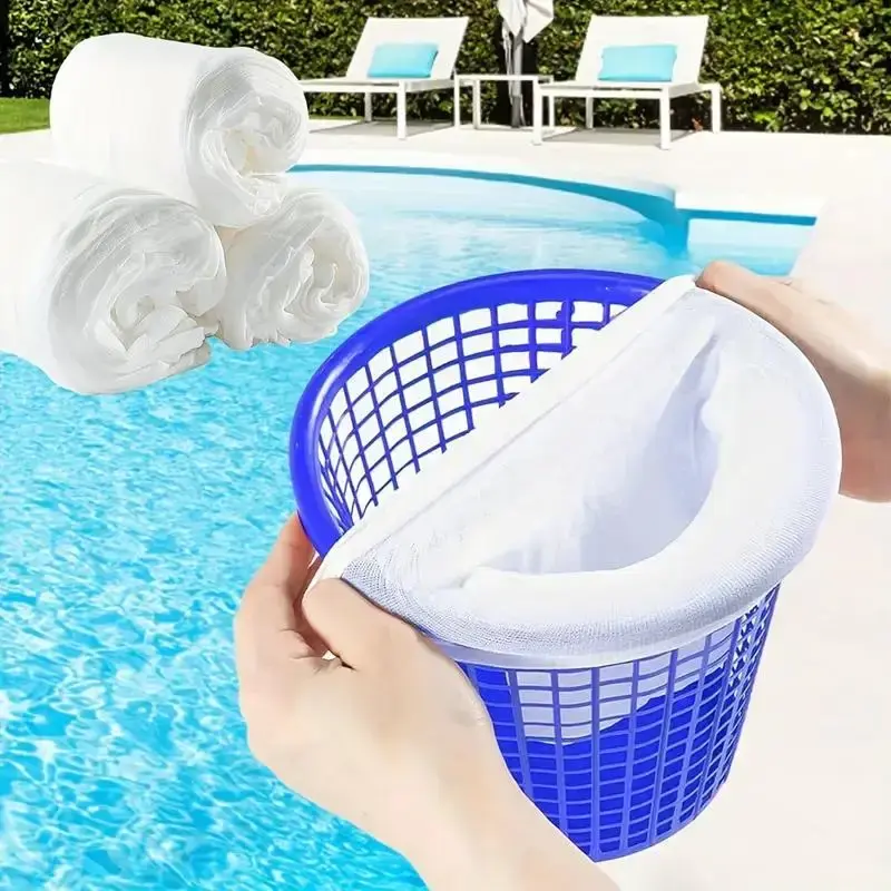 Swimming Pool Filter Socks, 20pcs/set Multifunctional Pool Skimmer Socks, Pool Filters Baskets for in-ground and Above Ground...