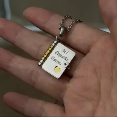 My Little Star Book Necklace for Daughter – Meaningful Jewelry Gift for Birthday, Graduation, or Special Occasions