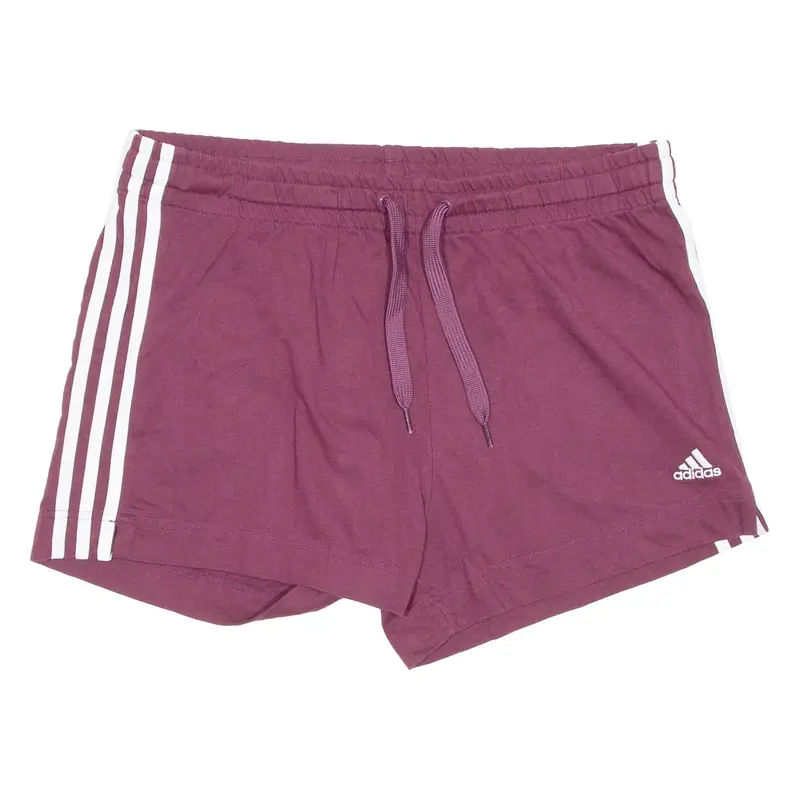 ADIDAS Womens Casual Shorts Maroon L W34