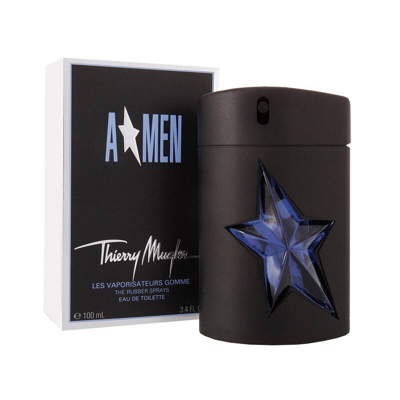 Angel Cologne for Men - Eau de Toilette Spray Rubber Flask 3.4 oz