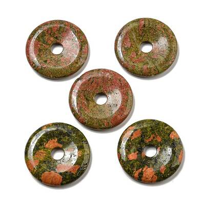 Natural Unakite Pendants