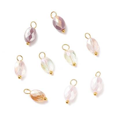 Electroplate Glass Pendants