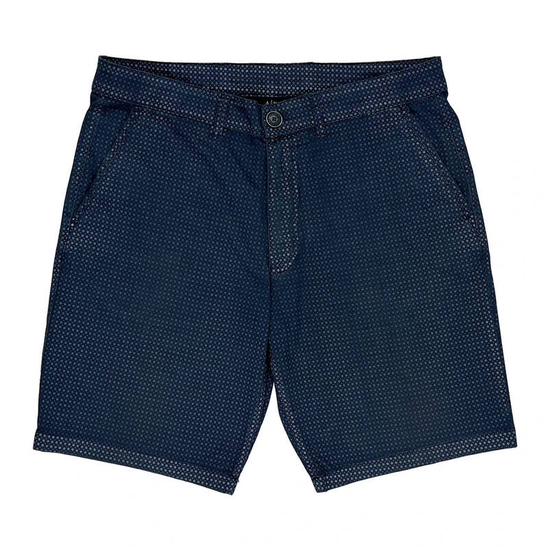 Armani Exchange Chino Shorts - 34W 9L Navy Cotton Blend