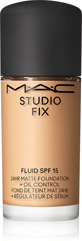 MAC Cosmetics Mini Studio Fix Fluid SPF 15 24HR Matte Mattifying Foundation SPF 15 Color NC25 15 ml
