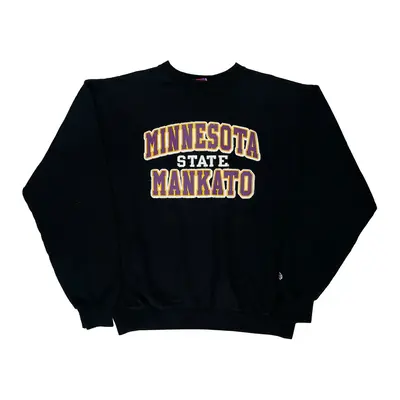 Minnesota State Mankato Champion Sweatshirt - Large Black Cotton Blend