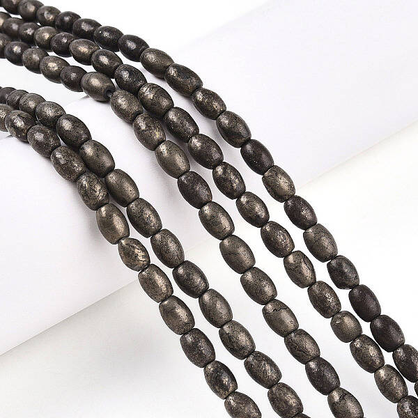 Natural Pyrite Beads Strands