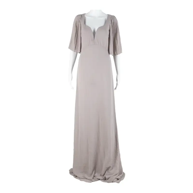 TFNC Womens Maxi Dress Purple Short Sleeve Long S