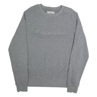 CALVIN KLEIN Mens Sweatshirt Grey L