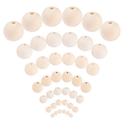 Unfinished Wood Beads