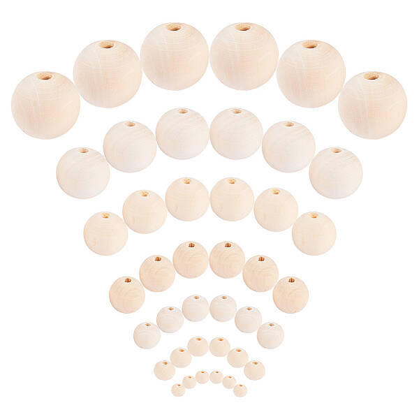 Unfinished Wood Beads
