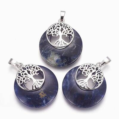 Natural Sodalite Pendants
