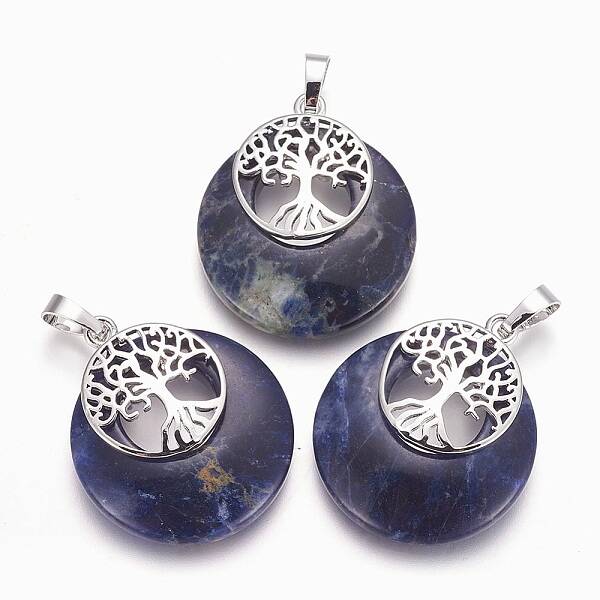Natural Sodalite Pendants
