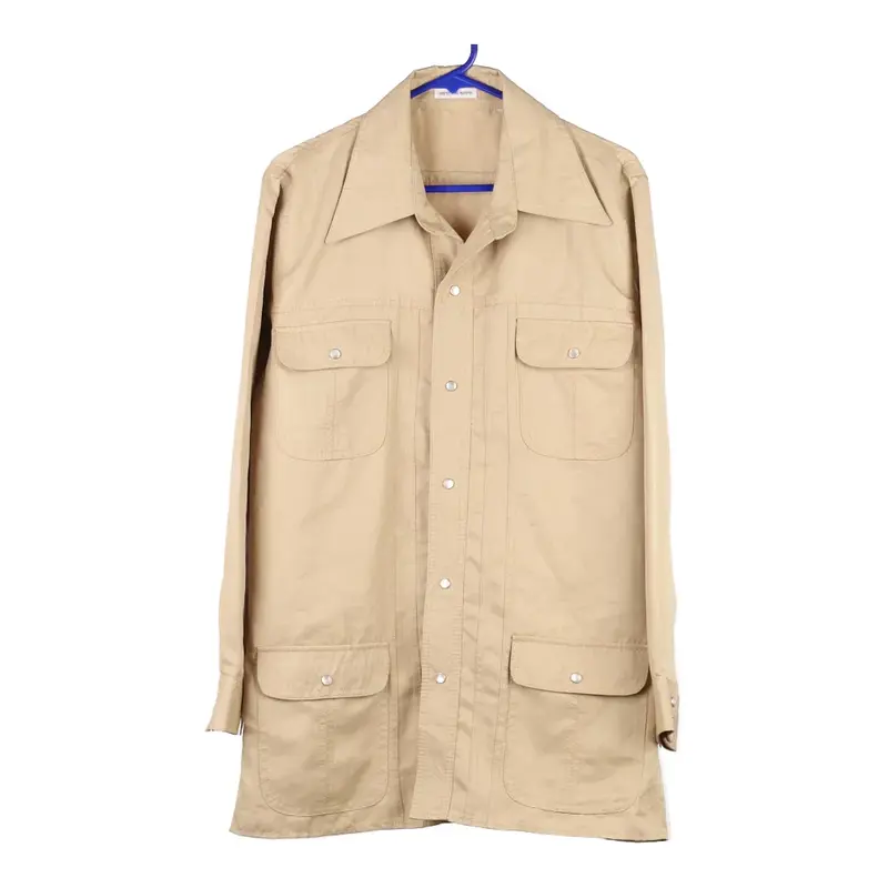 Unbranded Overshirt - Large Beige Polyester