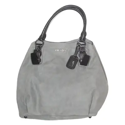 PRADA Womens Shoulder Bag Grey