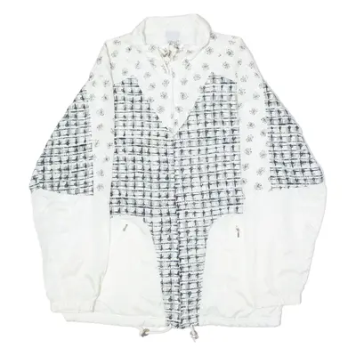 EITREL Boys Shell Jacket White 90s Check 2XL