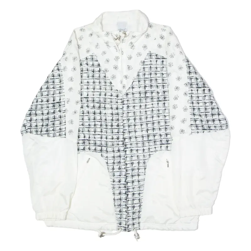 EITREL Boys Shell Jacket White 90s Check 2XL